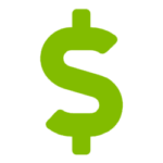 Green Money Symbol